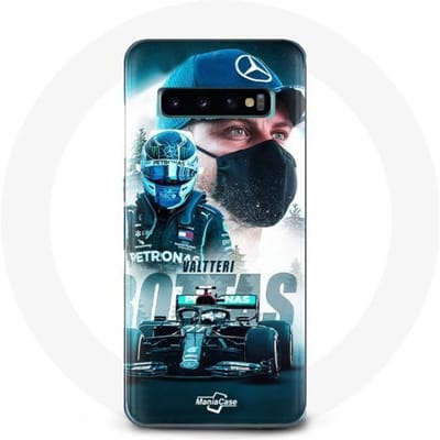 Coque - Valtteri Bottas - Samsung Galaxy S10 Plus - Noir - Souple - Sport noir