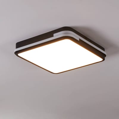 EGLO connect.z Genovese-Z Smart Plafondlamp - 47 cm - Zwart/Wit - Instelbaar RGB & wit licht - Dimbaar - Zigbee