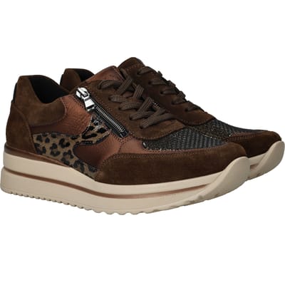 Waldläufer K Luana Sneakers - Suède - Dames - Bruin - Maat 38,5
