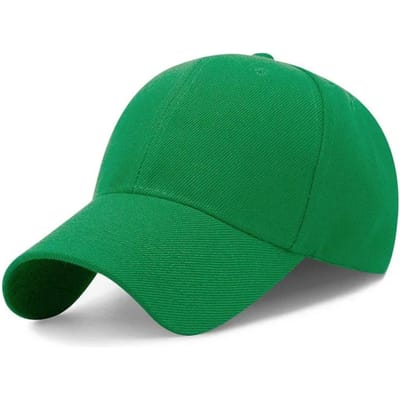 Nouveau Casquette Snapback Unie Haute Qualité Adulte Hip Hop Casquette de Baseball Hommes Femmes Loisirs Extérieur Casquette de Baseball Adjustable green