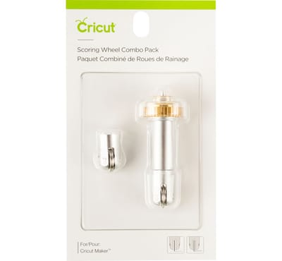 Cricut werktuig "Quickswap Tool - Scoring Wheel Tip" combo pack, 1 scoring tip en 1 dubbele  scoring  tip