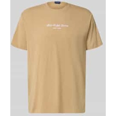 Regular fit t-shirt van puur katoen