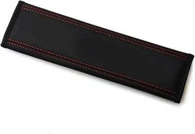 Gordelkussen - Autogordelhoes - Comfortabel Rijden - Verlicht Druk - 24x6.5 cm - Zwart