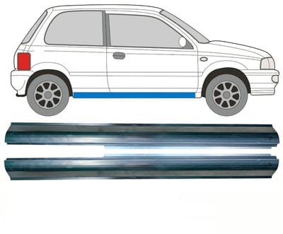 Reparatie dorpel voor Suzuki Alto 1994-2002 / Links + Rechts / Set