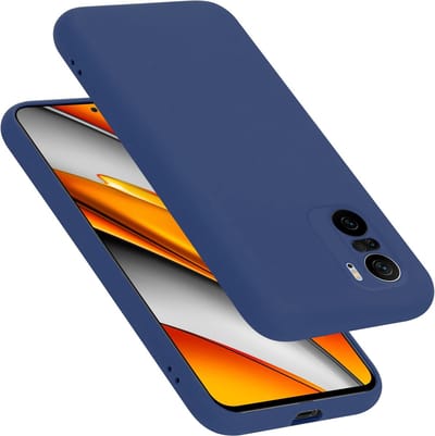 Cadorabo Hoesje geschikt voor Xiaomi Mi 11i / POCO F3 in LIQUID BLAUW - Beschermhoes gemaakt van flexibel TPU silicone Case Cover