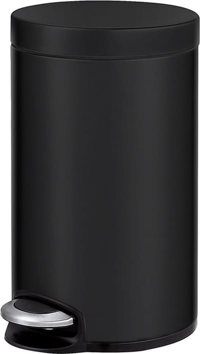 EKO - Serene pedaalemmer 12 liter - Steel Plastic - mat zwart - Prullenbak