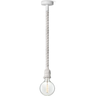 Home sweet home hanglamp Leonardo wit Spiral g125 - helder