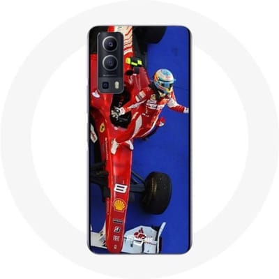 Vivo Y72 Case Formule 1 Fernando Alonso F1 Autocoureur Rood rood