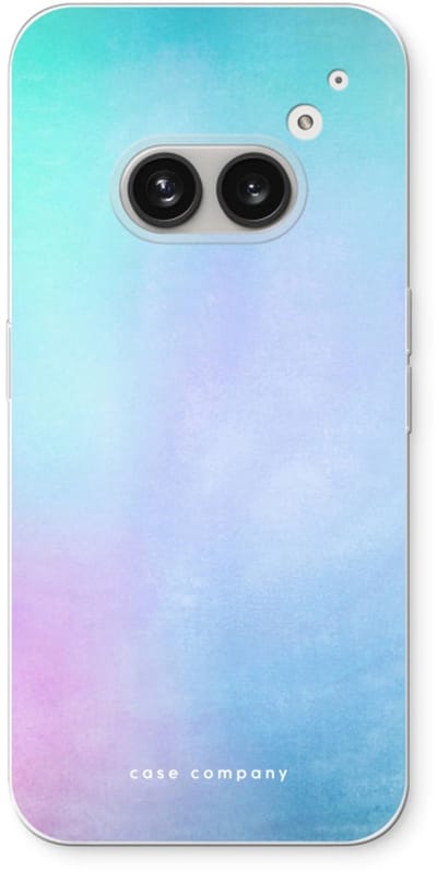 Case Company® - Hoesje geschikt voor Nothing Phone (2a) hoesje - Mist pastel - Soft Cover Telefoonhoesje - Bescherming aan alle Kanten en Schermrand