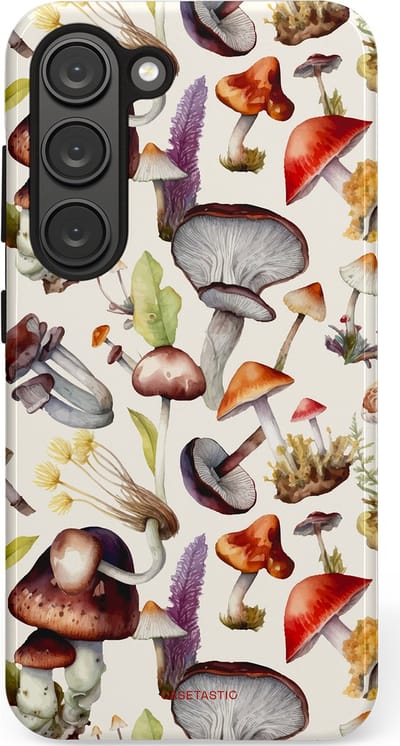 Casetastic Hoesje Geschikt voor Samsung S23 - Stijlvolle Beschermende Duo-layer Case - Herfst spoor