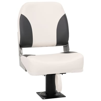 vidaXL - Bootstoel - 1 - set - inklapbaar - lage - rugleuning - fixeerlus