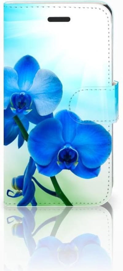 Samsung Galaxy Xcover 3 | Xcover 3 VE Hoesje Orchidee Blauw - Cadeau voor je Moeder