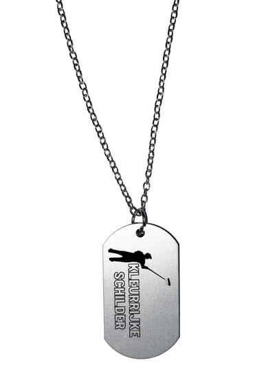 Akyol - kleurrijke schilder ketting - Schilder - familie vrienden - cadeau