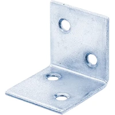 Alberts Verbindingshoek - Blauw Verzinkt Staal - Gelijkbenig - 30x30x30mm