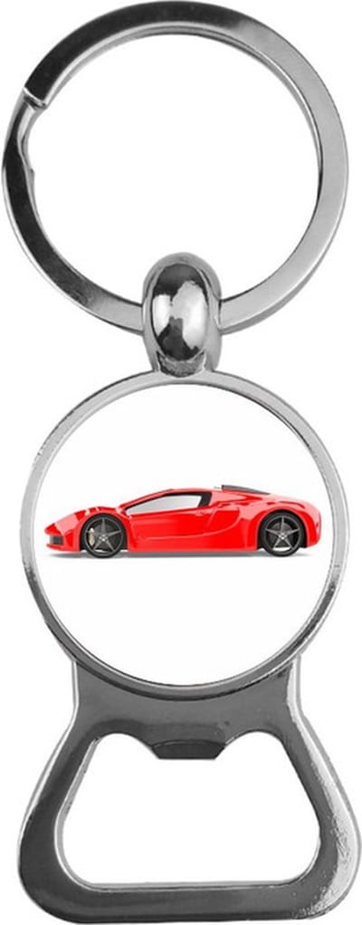 Bieropener Glas - Sportswagen