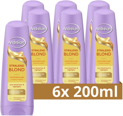Andrélon - Conditioner - Stralend Blond - 6 x 200 ml