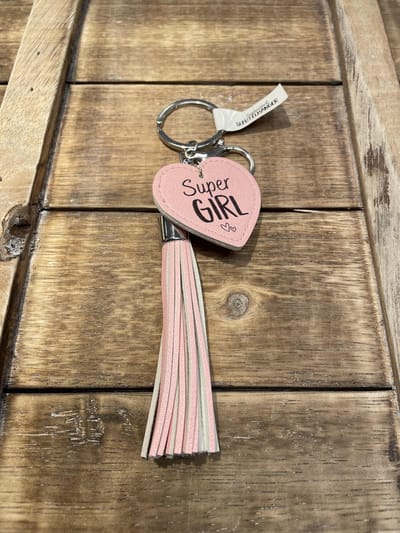 Sleutelhanger /Tashanger +Tassel / Kwast Supergirl