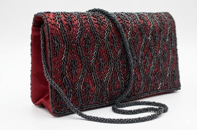 N3 collecties Handgemaakte schoudertas Dames Tassen - Rood