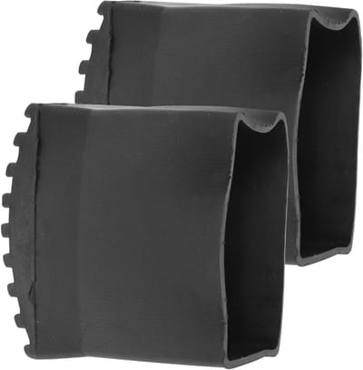 Laddervoet Beschermers - Ladderpads Rubber - Vloer Beschermen - Antislip Grip - 6.3x2.5cm - Zwart