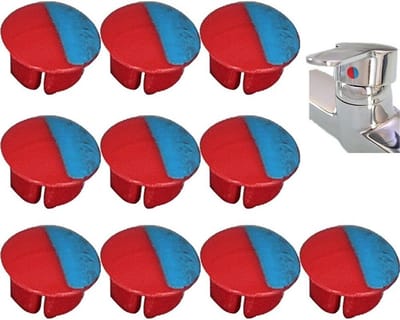 10 stuks Kraan Schakelaar Labels Warm Koud Water Temperatuur Indicator Tekens voor Keuken en Badkamer