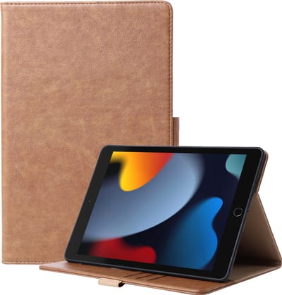Luxe hoes geschikt voor iPad 10.9 inch 2022 10e Generatie Kunstleer Standaard Opvouwbaar Smart Cover Book Case Hoes