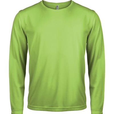PROACT® Herensportshirt Lange Mouwen PA443 - Lime - XS