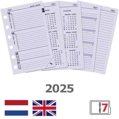 Agendavulling 2026 kalpa pocket 7dagen/2pagina's