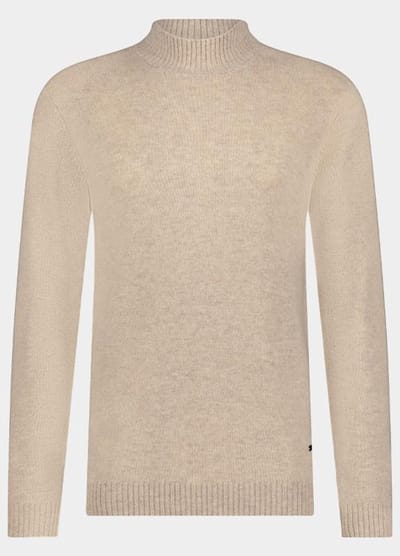 Born With Appetite Coltrui Beige Gregg Pull Mockneck BWA25305GR45/180 light beige