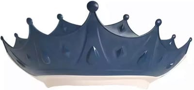 Without Lemon - Douchekapje voor kinderen - Siliconen bad en douche Kap - Verstelbaar - Kroon - Blauw