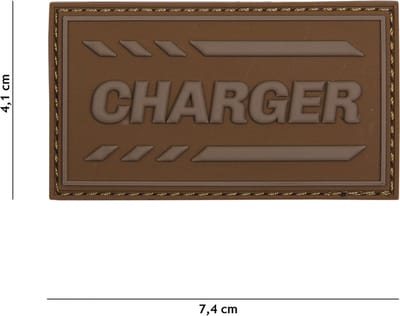 101 Inc Embleem 3D Pvc Charger Coyote 19039