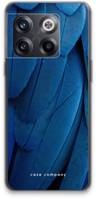 Case Company® - Hoesje geschikt voor OnePlus 10T hoesje - Pauw - Soft Cover Telefoonhoesje - Bescherming aan alle Kanten en Schermrand