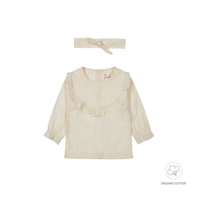 Dirkje NOOS Meisjes Blouse - Off white