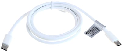 OTB Datenkabel - USB-C 2.0 Stecker auf USB-C 2.0 Stecker - USB-PD 60W - 1,0m - weiß