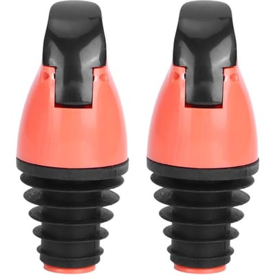 Bouteille d'Huile Bec Verseur Bouchon Distributeur pour Bouteilles de Vin Sauce Soja Vinaigre Ustensiles de Cuisine Orange orange