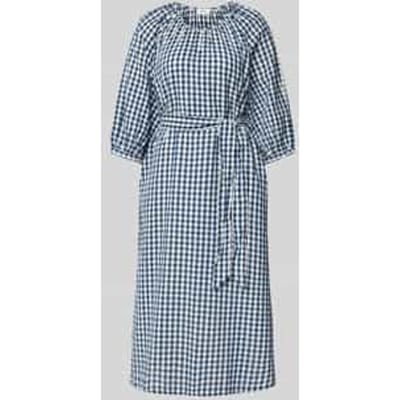 regular fit vrijetijdsjurk van puur katoen