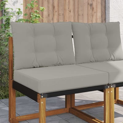 vidaXL - Buitenbankkussen - Polyester - Grijs - 60 - x - 50,5 - cm