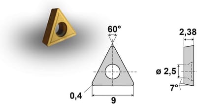 Draaibeitel Set - Metaalbewerking Gereedschap - Precisie Draaien - Gecoate Hardmetalen Plaat - 8x8mm Schacht