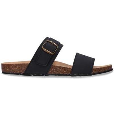 Sandalen Nae Vegan Shoes Vegan Sandalen met Zool van Gerecyclede Autobanden Rawa Zwart