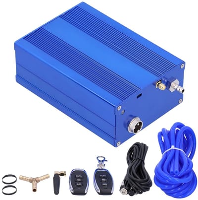 Vacuum Pump Controller Set - Elektrische Controle - Auto Onderdelen - Blauw - Uitschakelbare Uitlaatkleppen - Geschikt voor Auto's - Auto...