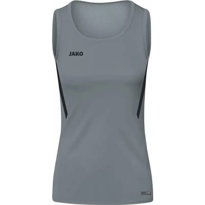Jako Challenge Tanktop Kinderen - Steengrijs / Zwart | Maat: 152