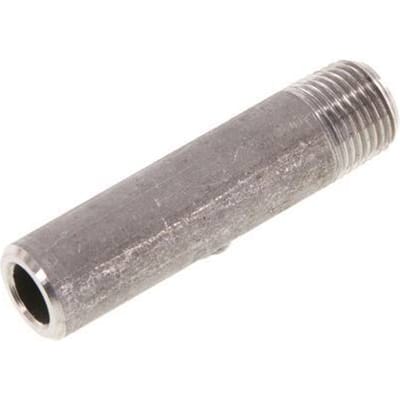 R 1/8'' Buitendraad x 10.2mm RVS Pijpnippel met Las uiteinde 20 Bar DIN 2982 - 40mm