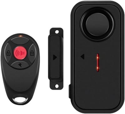 Inbraak Alarm Sensor - Deur Raam Detector - Huisbeveiliging - 130 Decibel Sirene - 174.5 Gram - Zwart