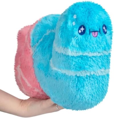 Zure Snoepworm Knuffel - Pluche Dier - Decoratie en Verzamelobject - Superzachte Pluche - 35 cm - Multicolor