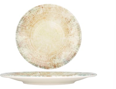 Kütahya Porselen Dinerbord - Cinnamon - Porselein - 27 cm - set van 6