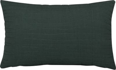 Uneven Stitching Groen Kussen | 30 X 50 | Sierkussen Voor Woonkamer Of Slaapkamer