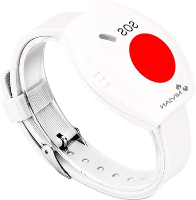 Noodknop Armband - SOS knop - Persoonlijke Beveiliging - Draadloze Communicatie - 80 Meter Bereik - Zwart