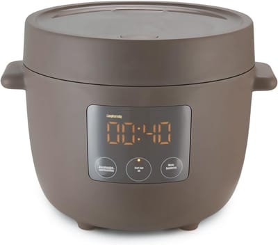 SCH® Rijstkoker klein - Rijstkoker - Rijstkokers - Bruin - ‎23cm x 26cm x 20cm