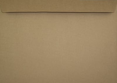 Ecologische bruine enveloppen A4 - 229 x 324 mm - 10 stuks - HK zelfklevend met plakstrip - 100 gram - Eko Design - Netuno