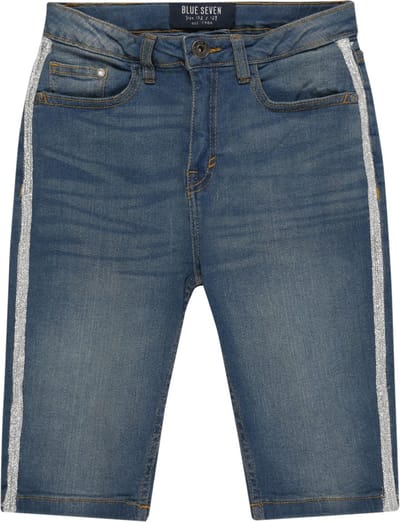 Blue Seven Korte Broek Jeans Blauw Denim-158