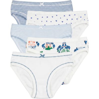Petit Bateau  Slips CULOTTES X 5